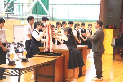 合唱コンクール表彰式